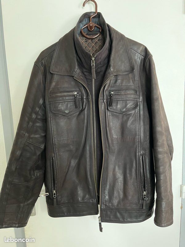 Blouson Cuir Olly Gan Manteau Blouson En Cuir Olly Gan Vêtements