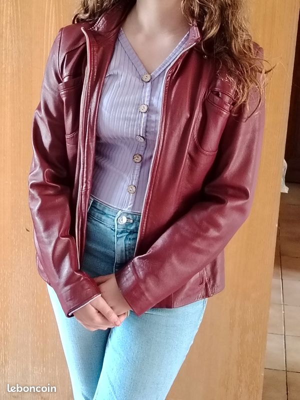 Veste en cuir Pablo Valentino (image 5)
