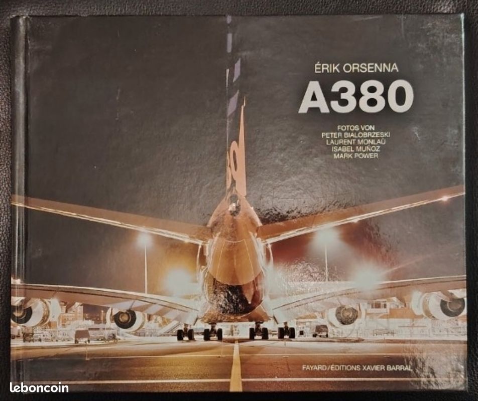 Livre "A380" - Érik Orsenna & Photos Xavier Barral - État Neuf (image 1)