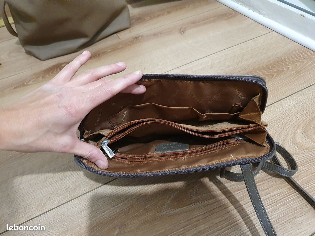 Petit sac à main marron (image 3)