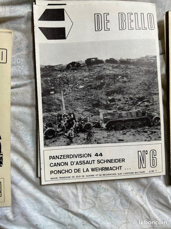 Collection de DE BELLO revue française, de jeux, de guerre et de la recherche sur l’histoire militaire (image 7)