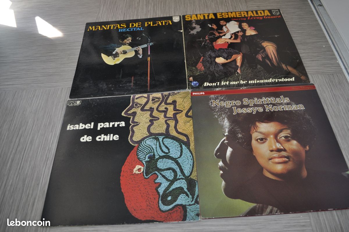 Lot de 33 tours vinyles avec entre autres "Manitas De Plata" (image 1)