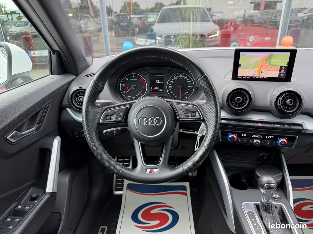 AUDI Q2 2.0 TDI 150 ch S tronic 7 Quattro S Line CARPLAY BLUETOOTH GARANTIE 12 MOIS EUROPE (image 17)