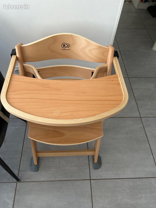 Chaise haute kinderkraft avec transat (image 2)