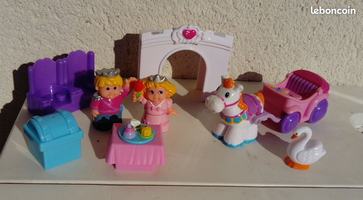 Jeu de construction de briques Château et Princesse marque Oxubul (image 3)