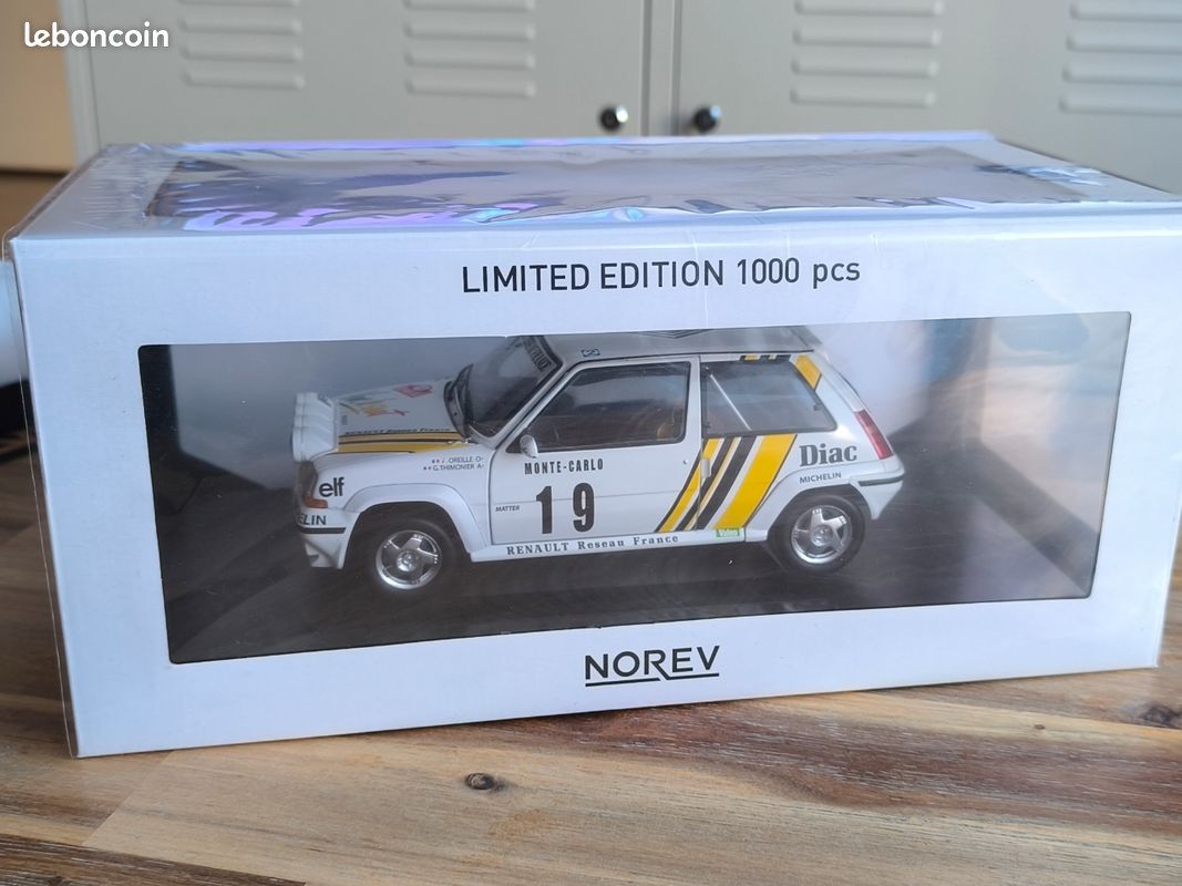 Renault 5 GT Turbo - A.Oreille - G. Thimonier (Rali de Monte Carlo de 1989