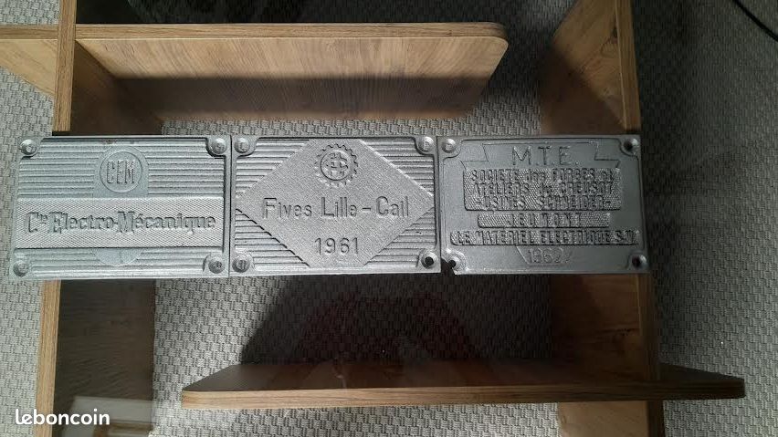 Plaque Métal Locomotive électrique SNCF – Décoration Train Vintage, Made In France