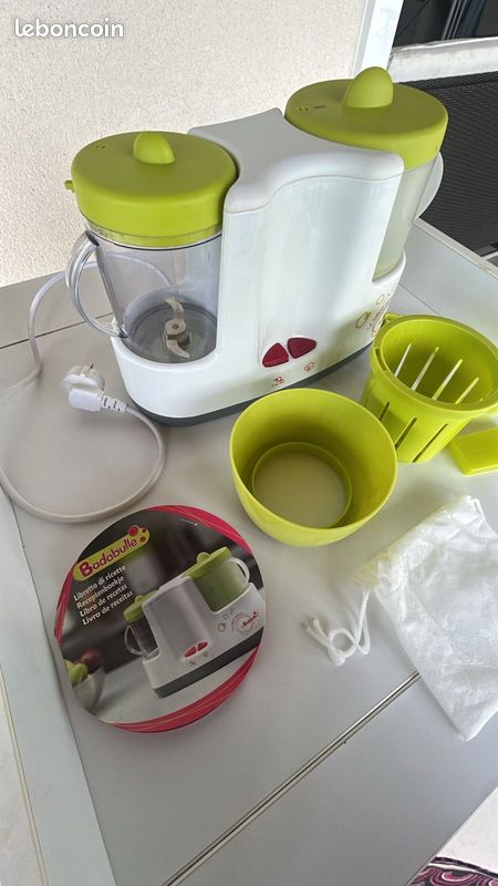 Robot pour bébé (cuiseur vapeur mixeur et chauffe biberon) (image 4)