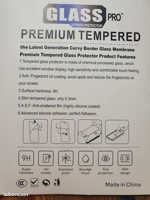 2 vitres de protection verre trempé Galaxy Tab A 9.7 (image 3)