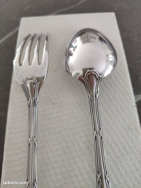 Fourchette de table Rubans Métal Argenté