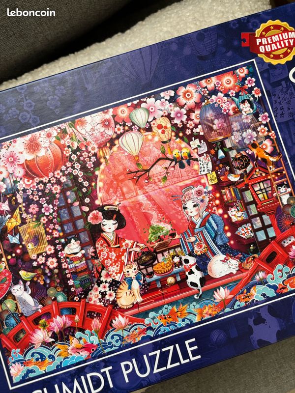 Puzzle 500 pièces chats japon (image 2)