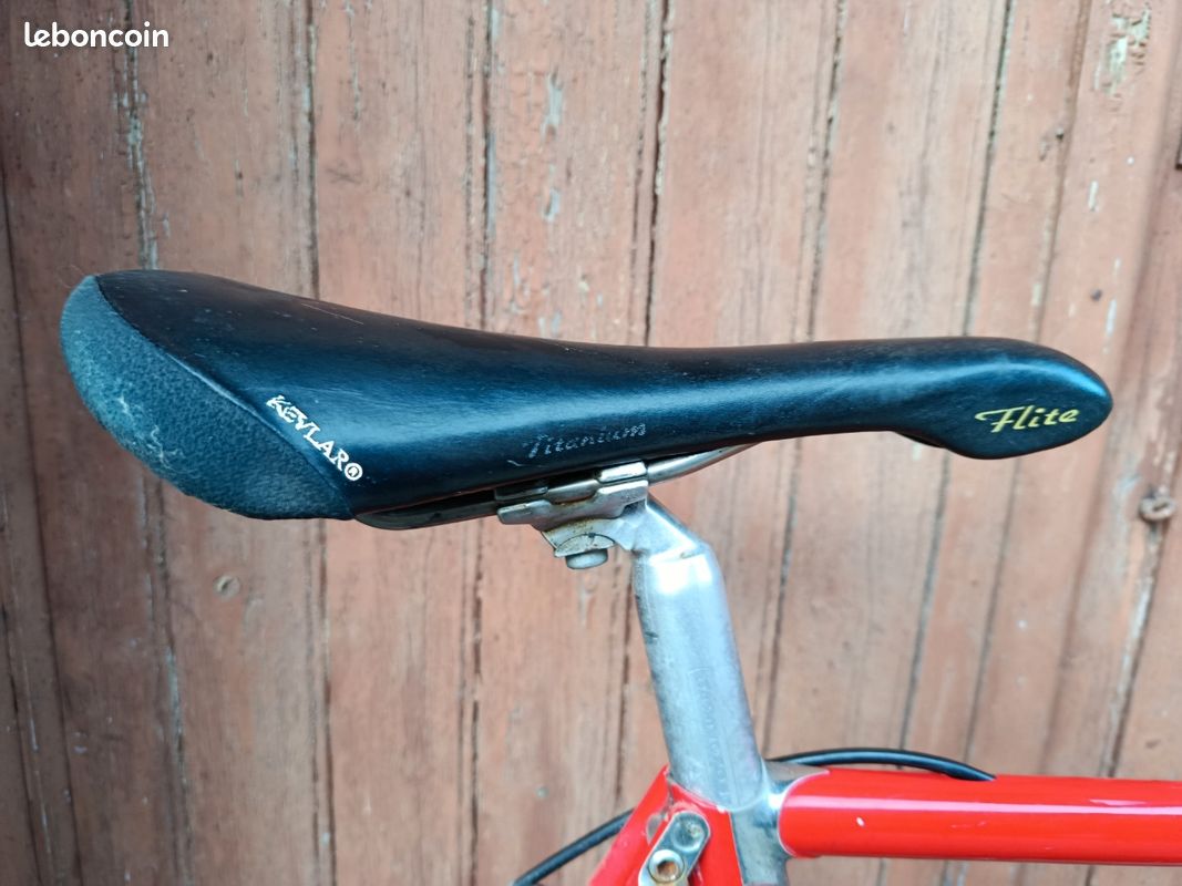 Cadre De Vélo De Course Spinella Acier - Groupe Campagnolo Super Record, Occasion En état Fonctionnel