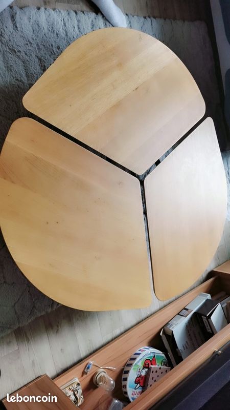 Table basse en bois (image 1)