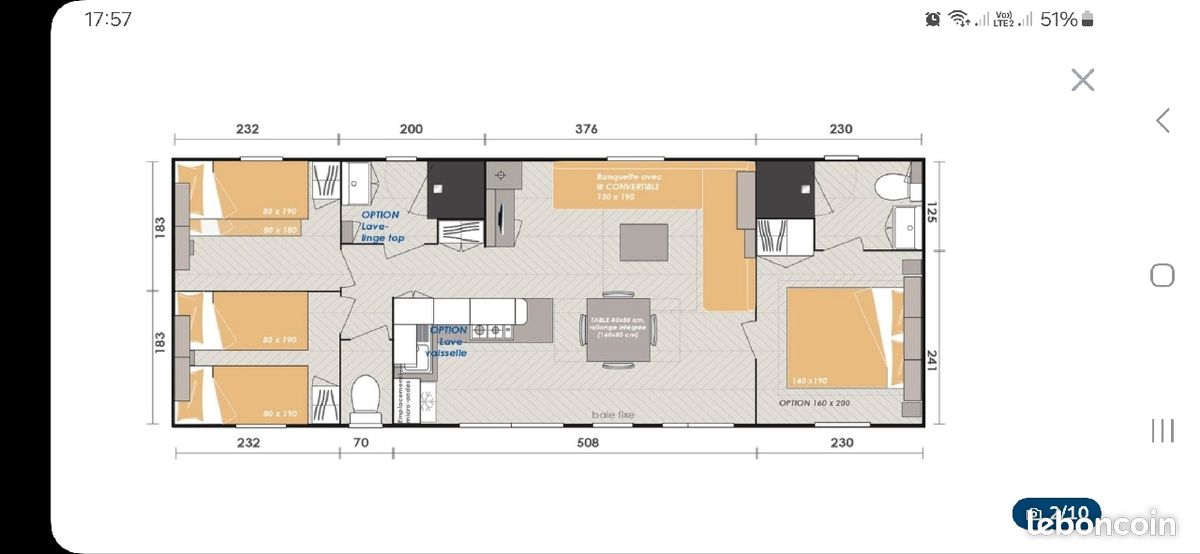 Location mobil-home camping Siblu Condrieu (image 2)
