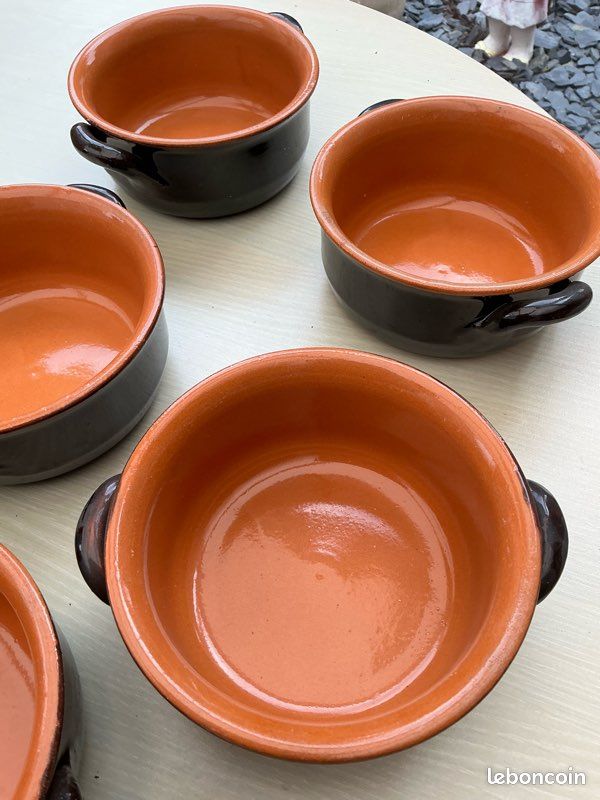 6 cassolettes intactes avec anses pour soupe à l’oignon ,gratins etc (image 1)