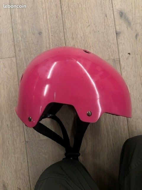 Casque enfant rose Go Sport – Taille S (image 1)