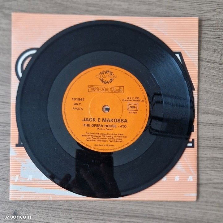 45t Jack E Makossa - The opera house 7" (image 3)
