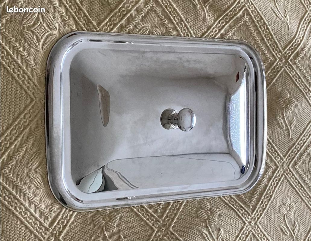 Porte Pyrex rond avec couvercle métal
