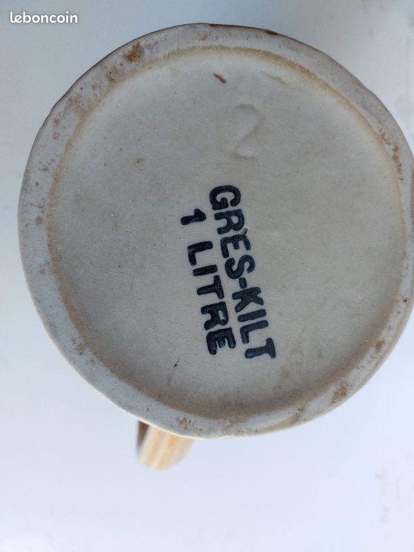 Carafe pichet en grès 1 litre (image 3)