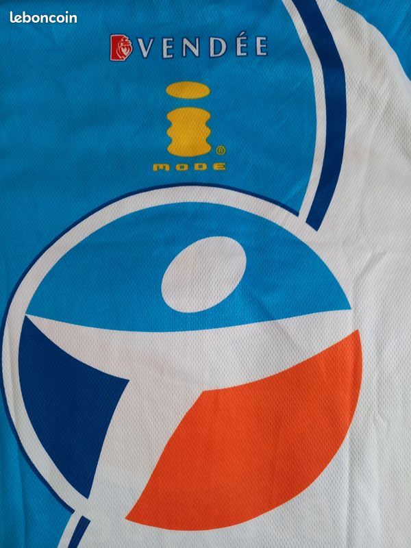 MAILLOT CYCLISME VINTAGE TIME Bouygues Telecom Vendée