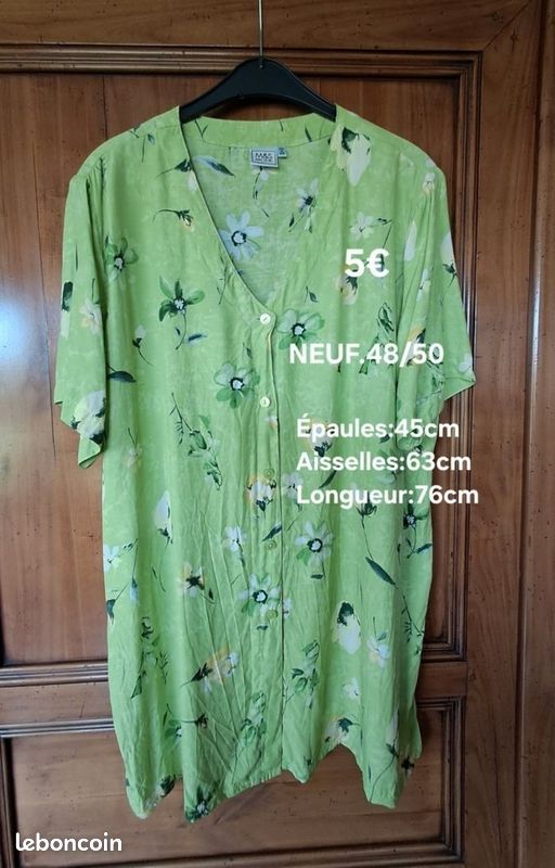 Chemise / tunique longue NEUVE taille 48 / 50 (image 1)