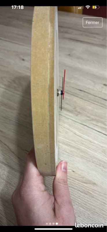 Horloge en bois Alinea (image 2)