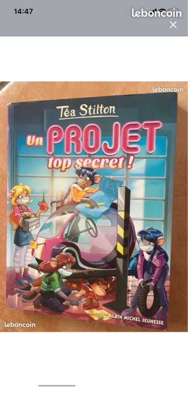 Tea Stilton 4 livres Le concert de coeur Passion styliste Le journal intime de Colette Un projet top secret (image 2)