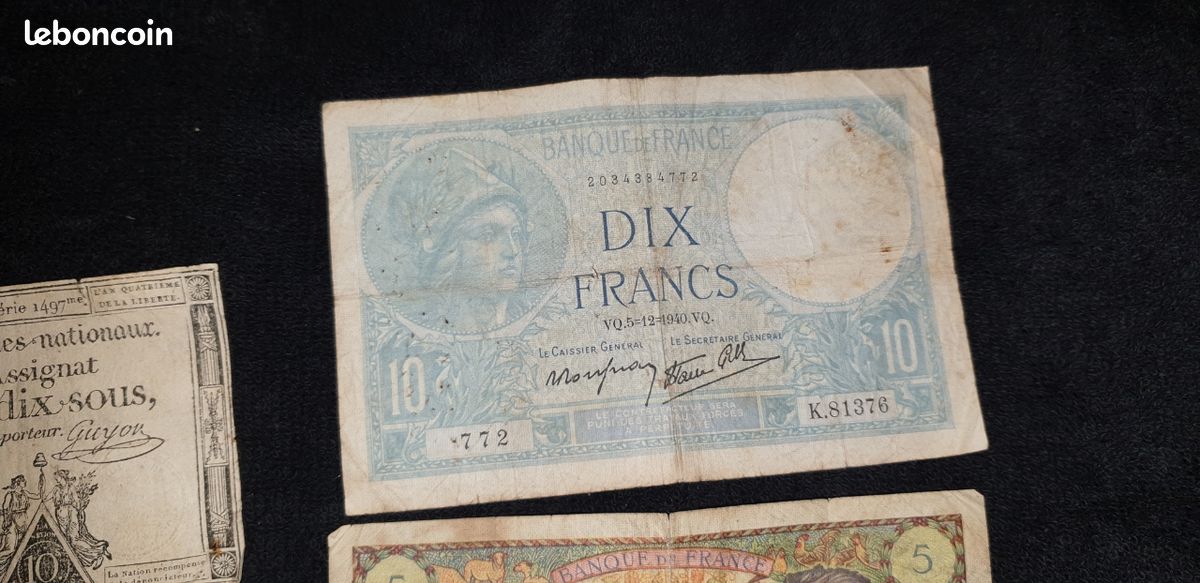 Lot billets et assignants françaises (image 2)