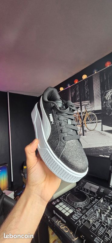 Puma basket femme paillettes Chaussures