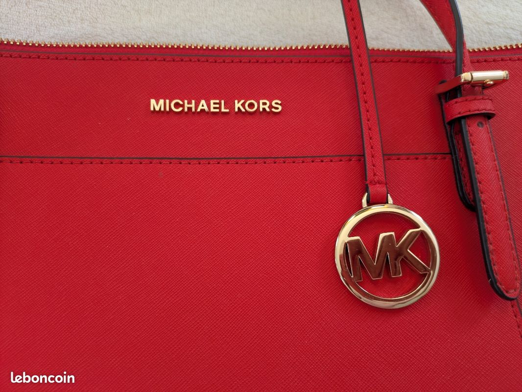 Sac rouge femme Michaël Kors (image 3)