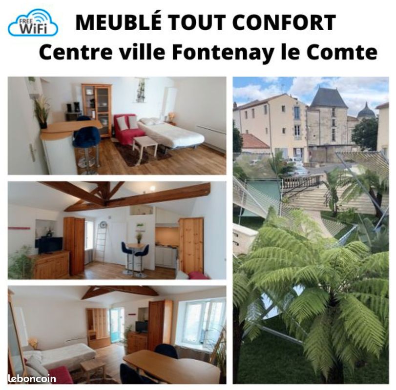 Appartement 1 pièce 25 m² · à Fontenay-le-Comte · 25 m² · 550 €/mois