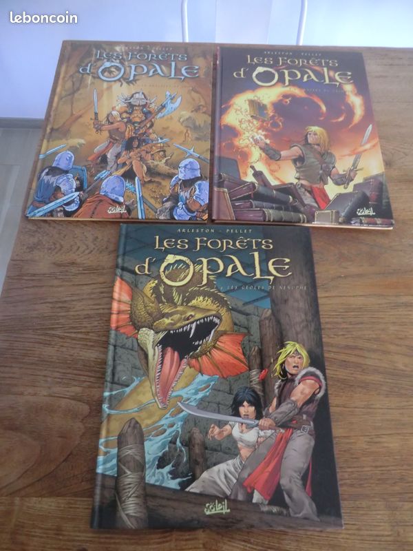 3 albums bd les forêts d'opale Tomes 1,2 et 4 tbe (image 3)