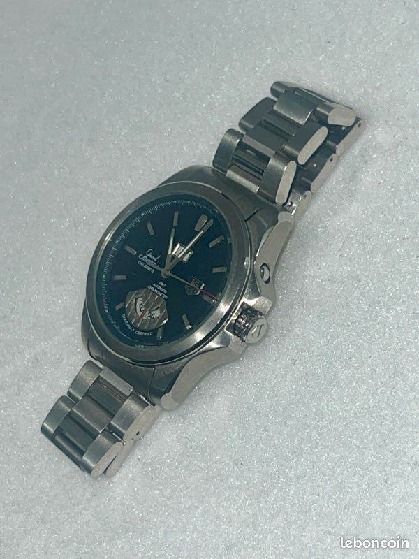 1500 prix finale urgent vente Montre TAG Heuer Grand Carrera WAV5111.BA0901 automatique acier (image 4)