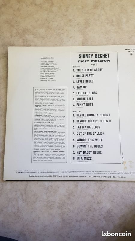 Vinyle Sydney bechet (image 2)