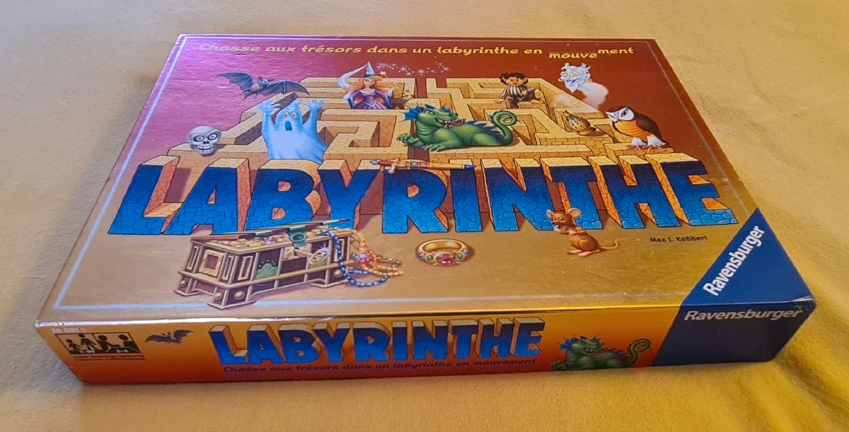 JEU DE SOCIETE LABYRINTHE Ravensburger Chasse aux trésors bon etat