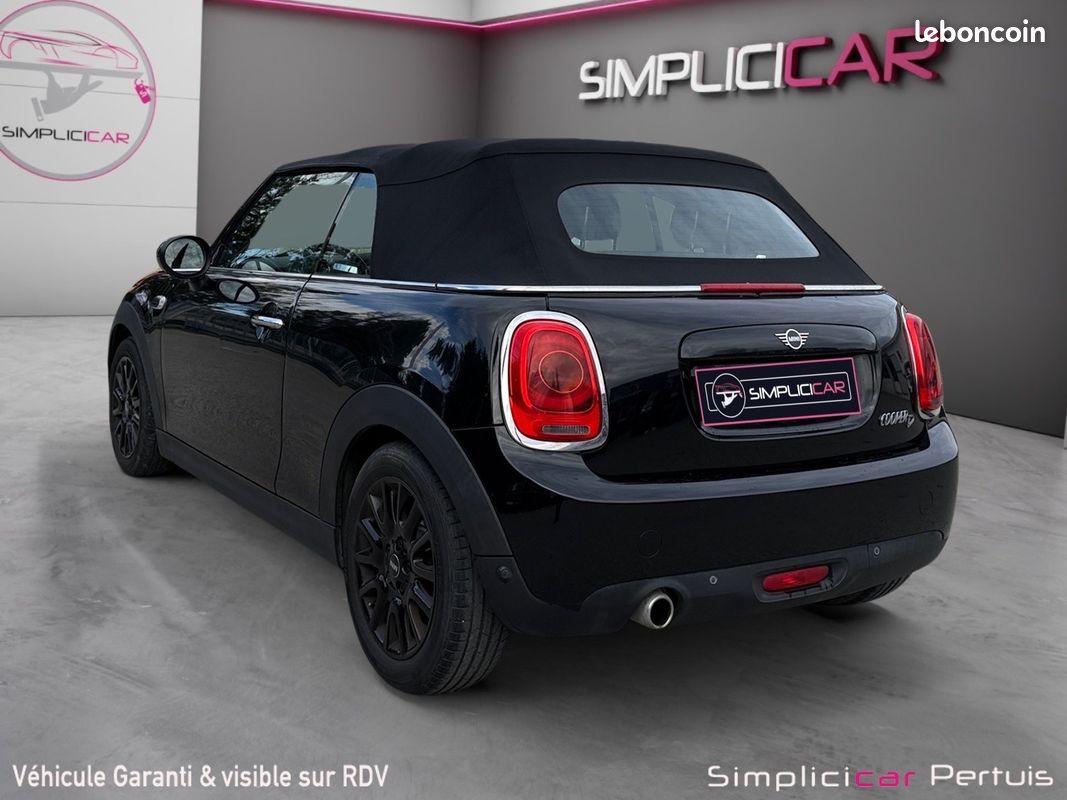 MINI CABRIOLET F57 LCI Cooper D 116 ch BVA7 gps sièges chauffants clim Garantie 12 mois (image 3)