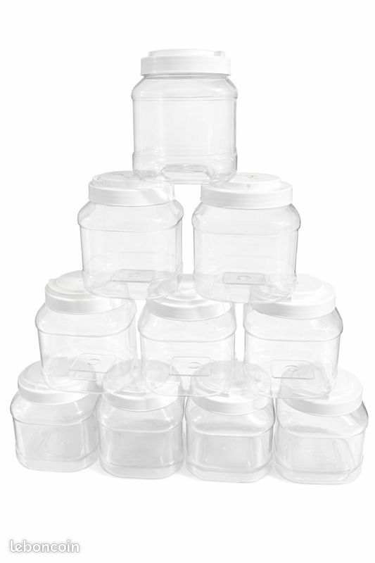 Bocaux plastique 1 kg (image 2)