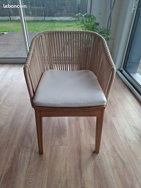 Fauteuil en teck 120 l'unité (image 2)