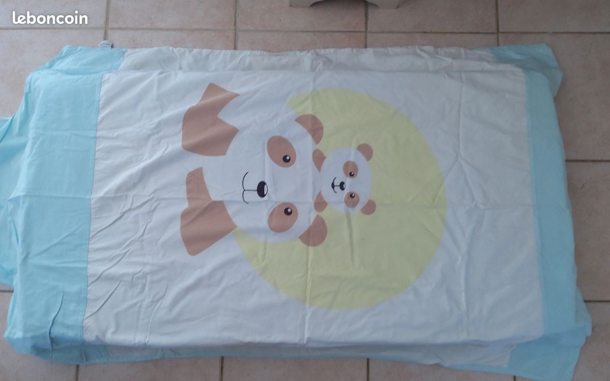 Linges de lit bébé 60 x 120 (image 2)