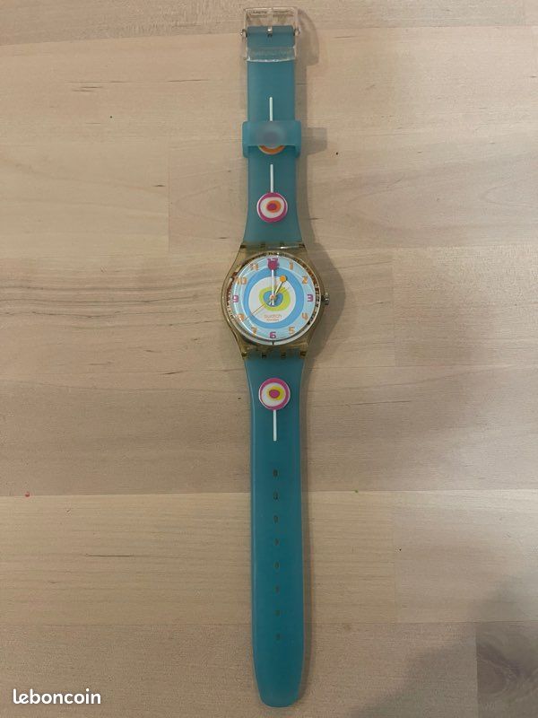 Swatch vintage Minty Mouthful GE 157 comme neuve (image 2)