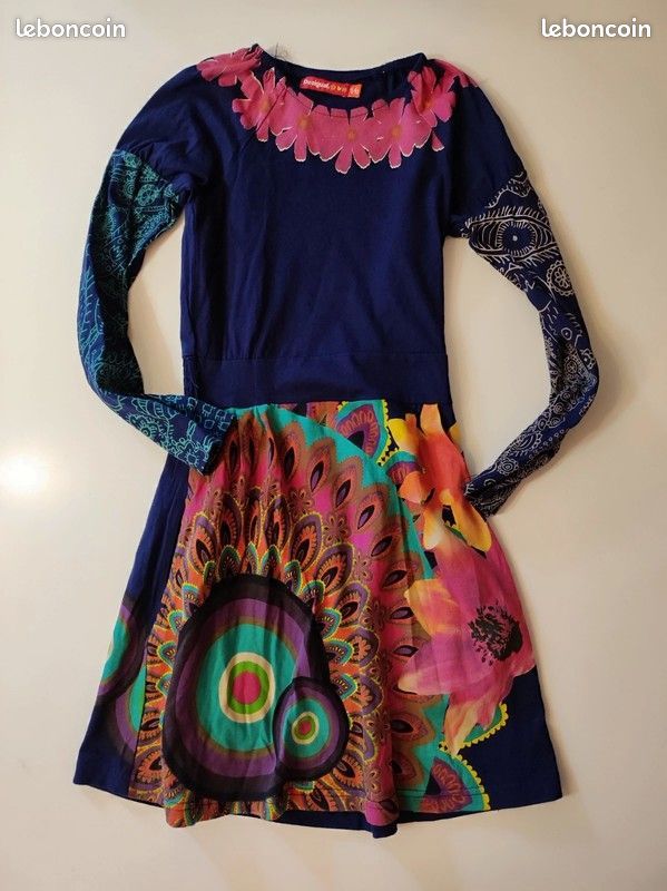 Robe Desigual Noir Taille 10 ans à - 41