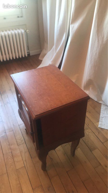 Meuble en bois table de chevet (image 2)