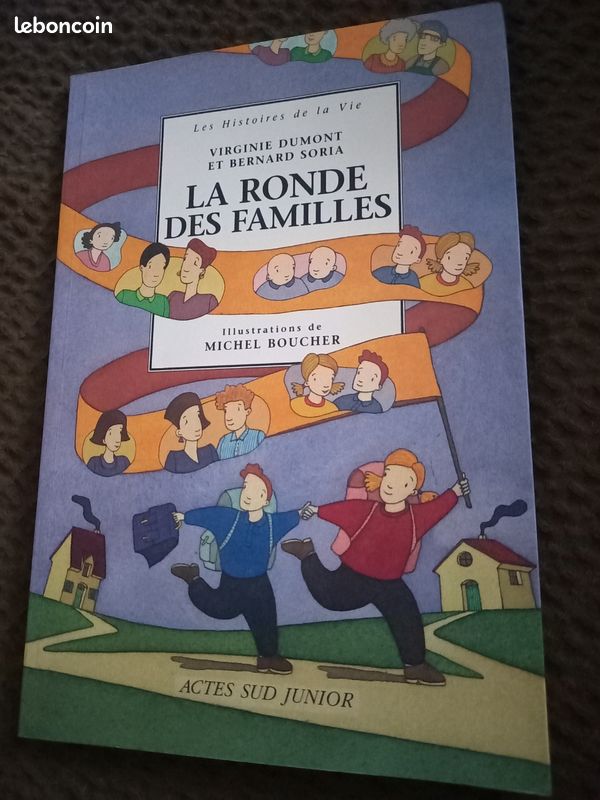Livre jeunesse Actes Sud Junior Les histoires de la vie La ronde des familles Virginie Dûment Beenard Soria (image 2)