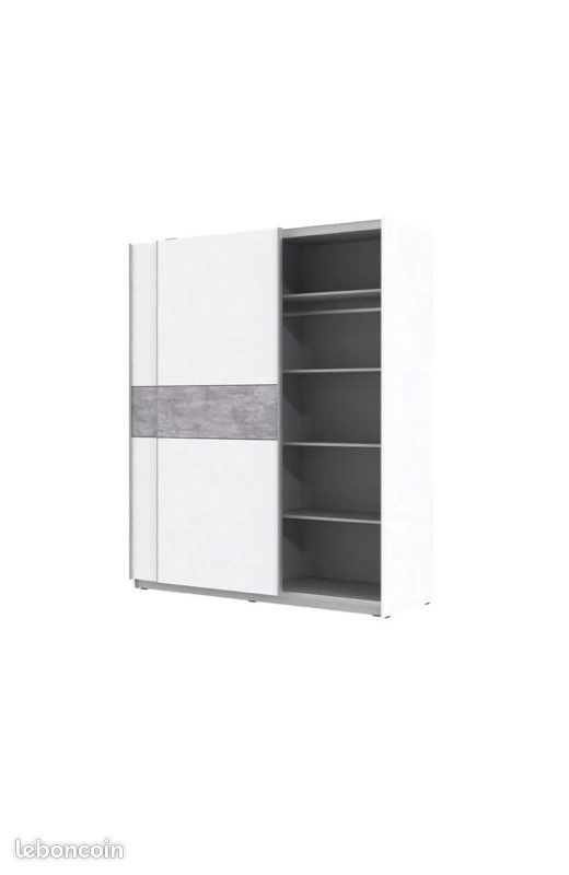 Armoire 2 portes coulissantes neuve (image 3)