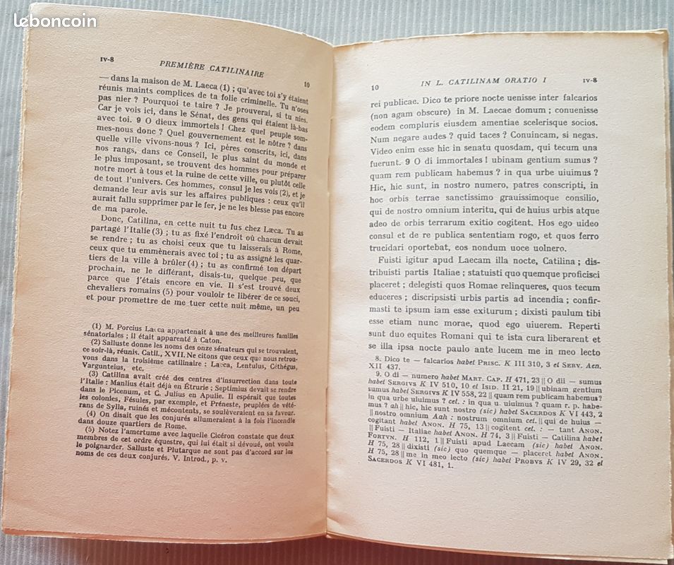 Cicéron - Discours – Tome X - Catilinaires- Collection Guillaume Budé Les Belles Lettres (image 4)