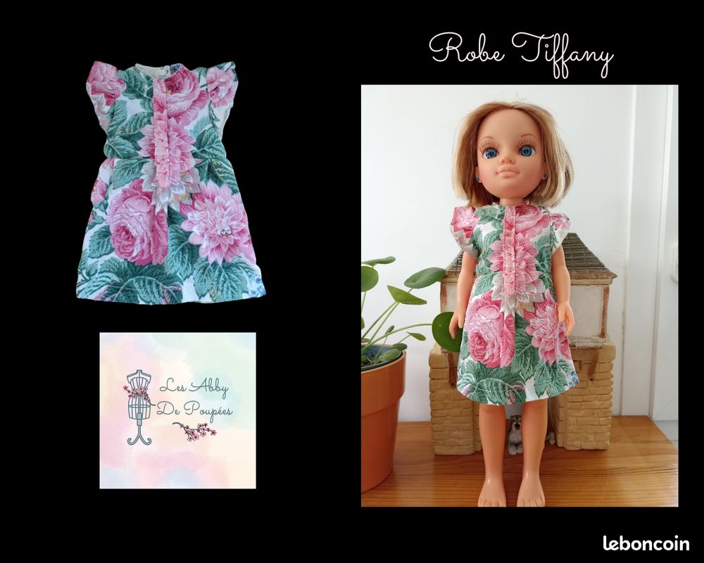 Robe Tiffany pour poupée Nancy (image 4)