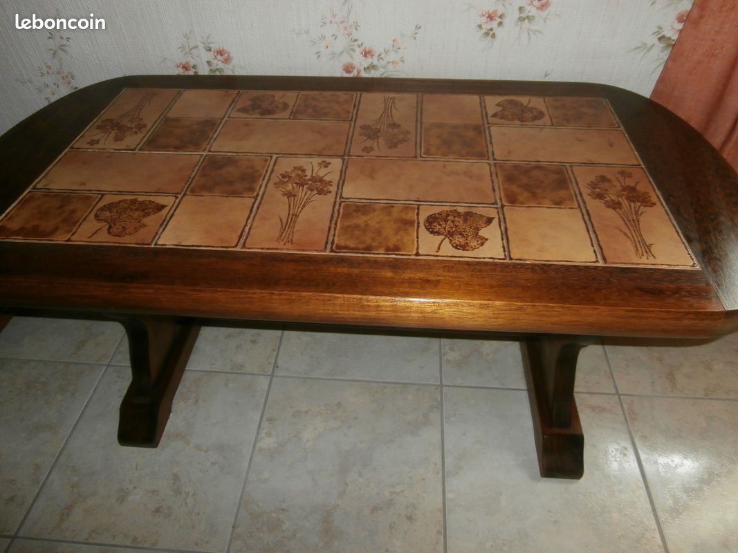 Table basse en chêne (image 1)