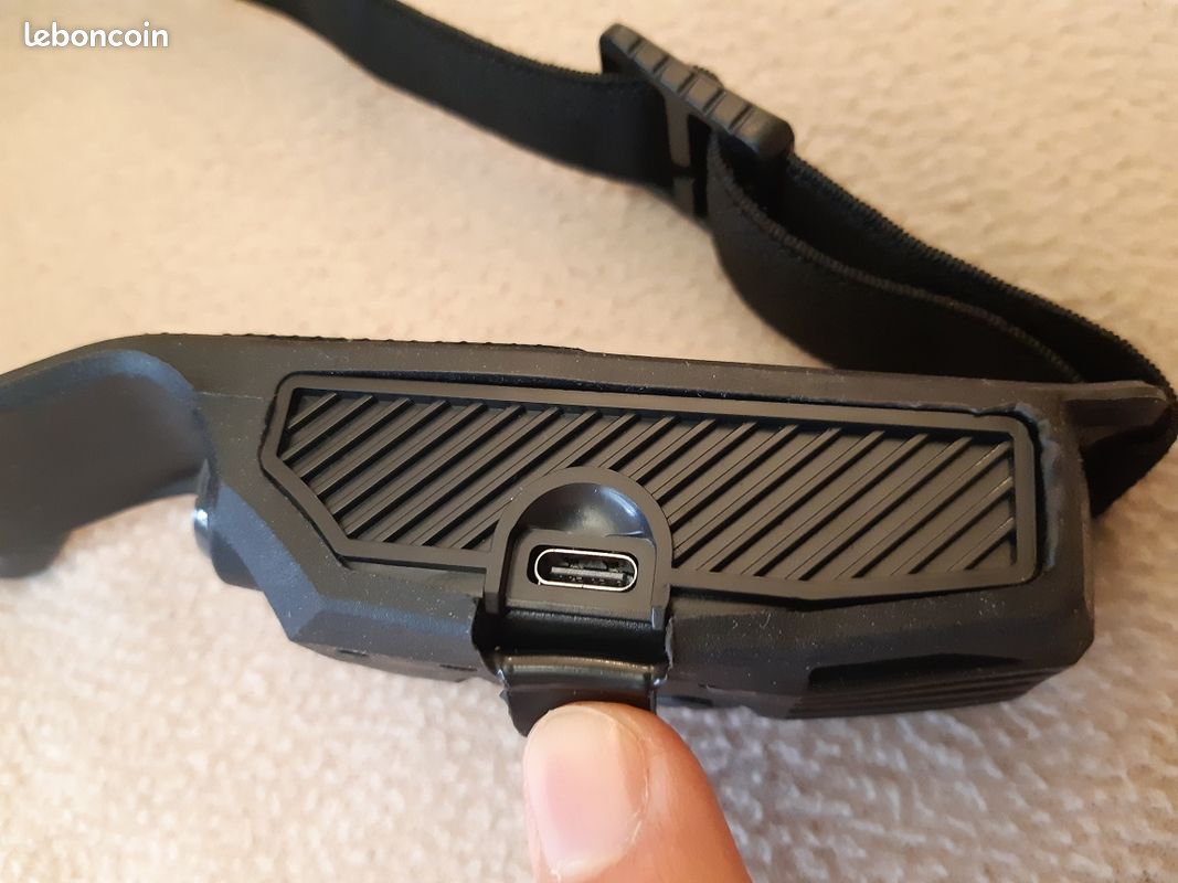 Lampe Frontale Rechargeable Avec Bandeau Réglable,Super Lumineux