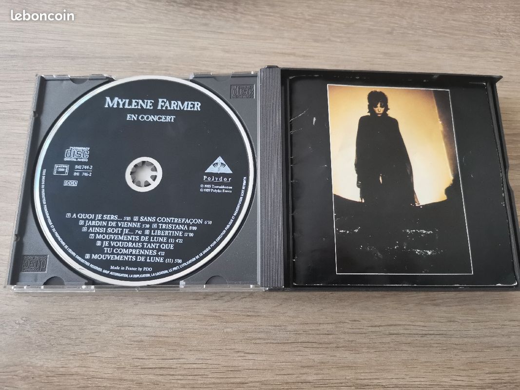 Double CD Mylene Farmer En Concert 1989 (image 3)