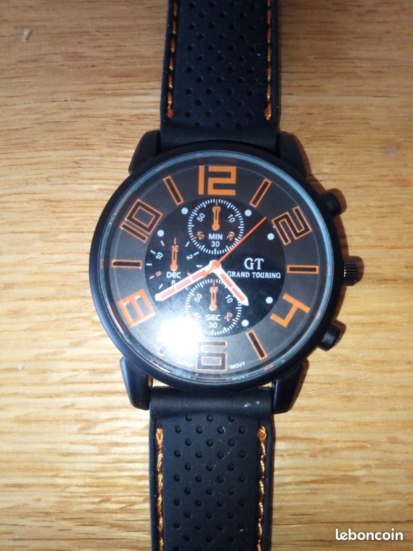 Montre GT GRAND TOURING Orange Homme QUARTZ (image 1)